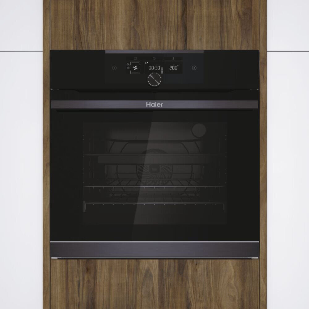 Haier Series 4 HWO60SM5F8BH Built-in Pyrolytic Single Pyrolytic Oven RRP £539
