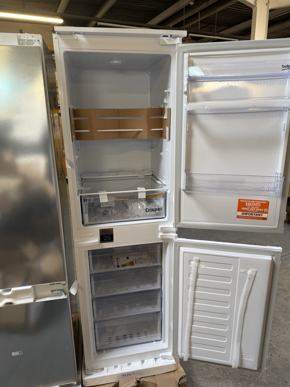 Beko BCFD450 50:50 Integrated Frost Free Fridge Freezer RRP £429