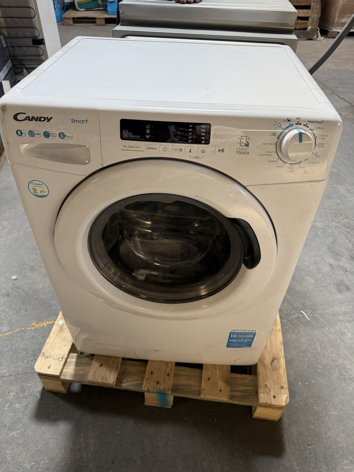 Candy CS 1482DW4/1-80 8kg Freestanding 1400rpm Washing Machine - White