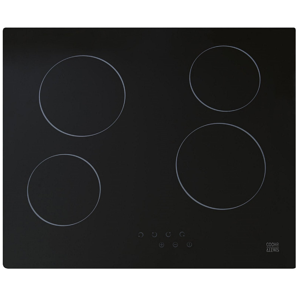 Cooke & Lewis CLCER60A 59cm  Ceramic Hob (Black)