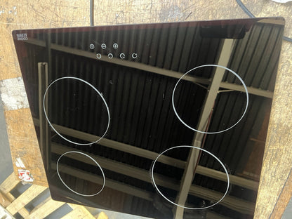 Cooke & Lewis CLCER60A 59cm  Ceramic Hob (Black)