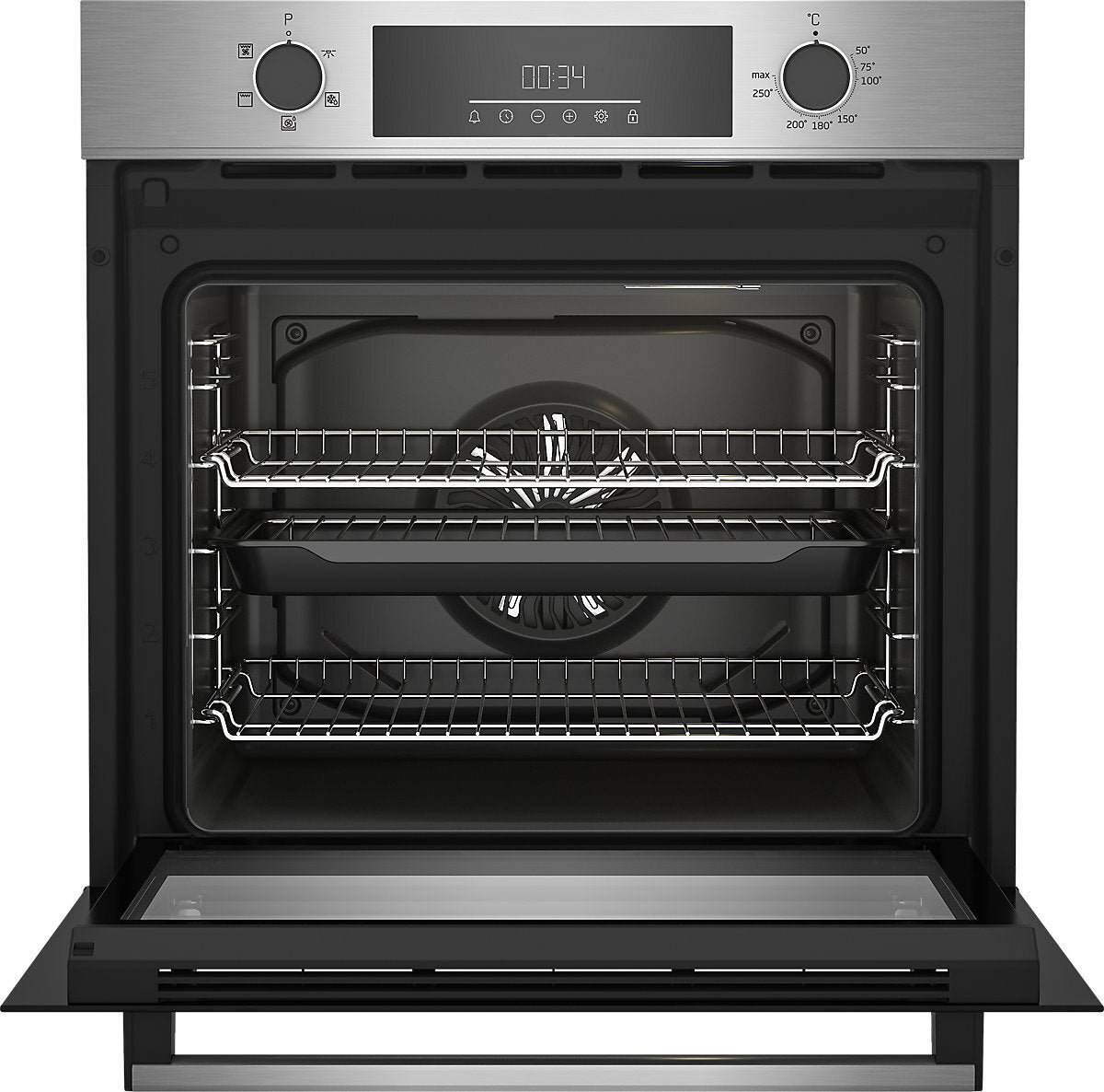 Beko BBIF12300X Built-in Single Fan Oven - Silver