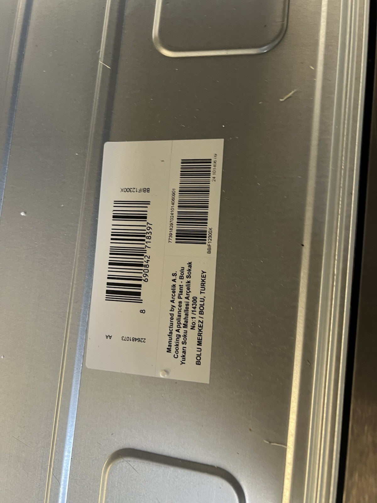 Beko BBIF12300X Built-in Single Fan Oven - Silver