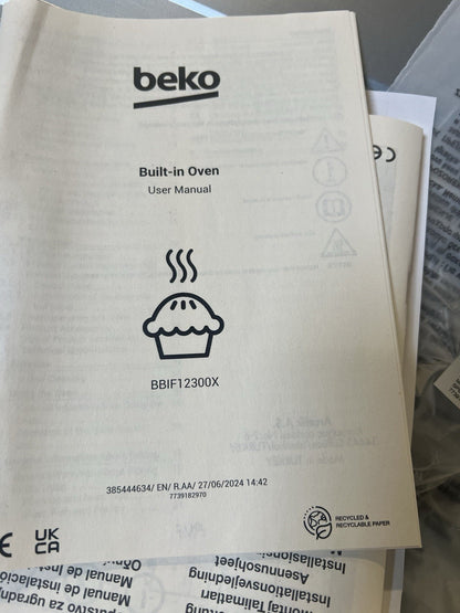 Beko BBIF12300X Built-in Single Fan Oven - Silver