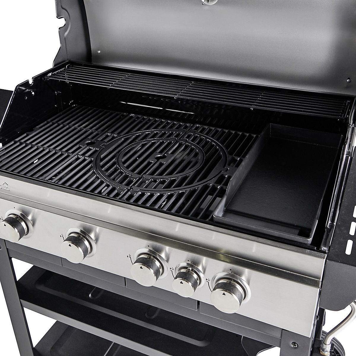 GoodHome Gas Barbecue 4 Burner Grill BBQ Owsley 4.1