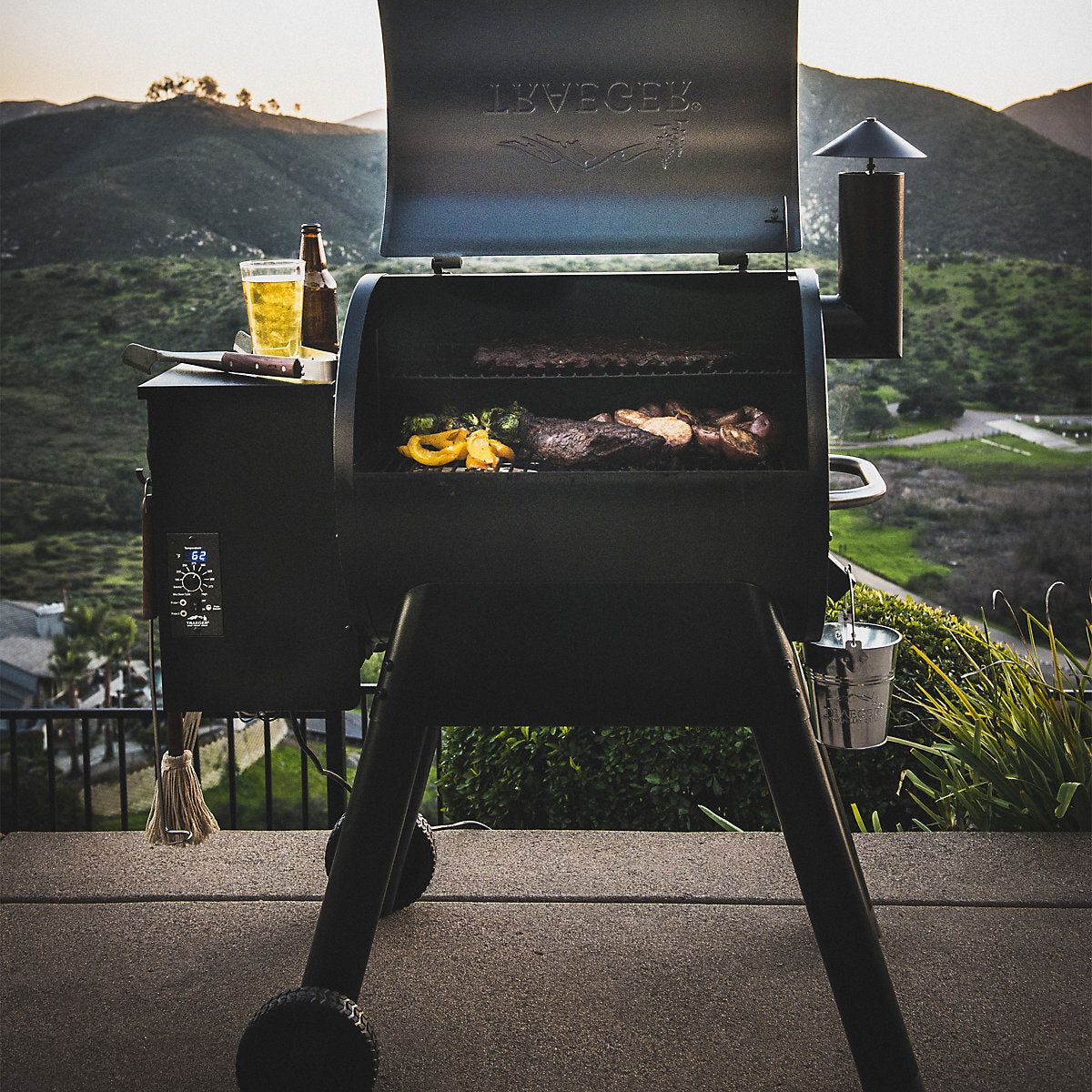 Traeger Black Pro Series 22 Wood Pellet Grill & Smoker