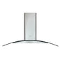 Cooke & Lewis CLCGS90 Stainless steel Curved Cooker hood (W)90cm - Inox