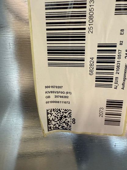 Bosch KIV85VSF0G 50:50 Traditional Integrated Fridge freezer - White