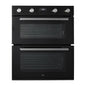 Cooke & Lewis CLBUDO89 Built-in Double Oven - Mirrored Black