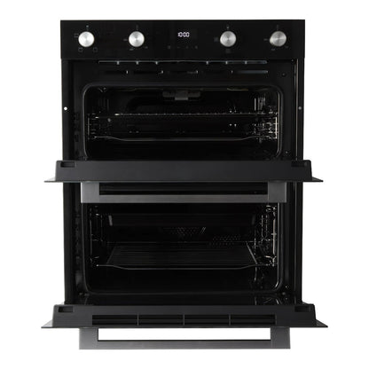 Cooke & Lewis CLBUDO89 Built-in Double Oven - Mirrored Black