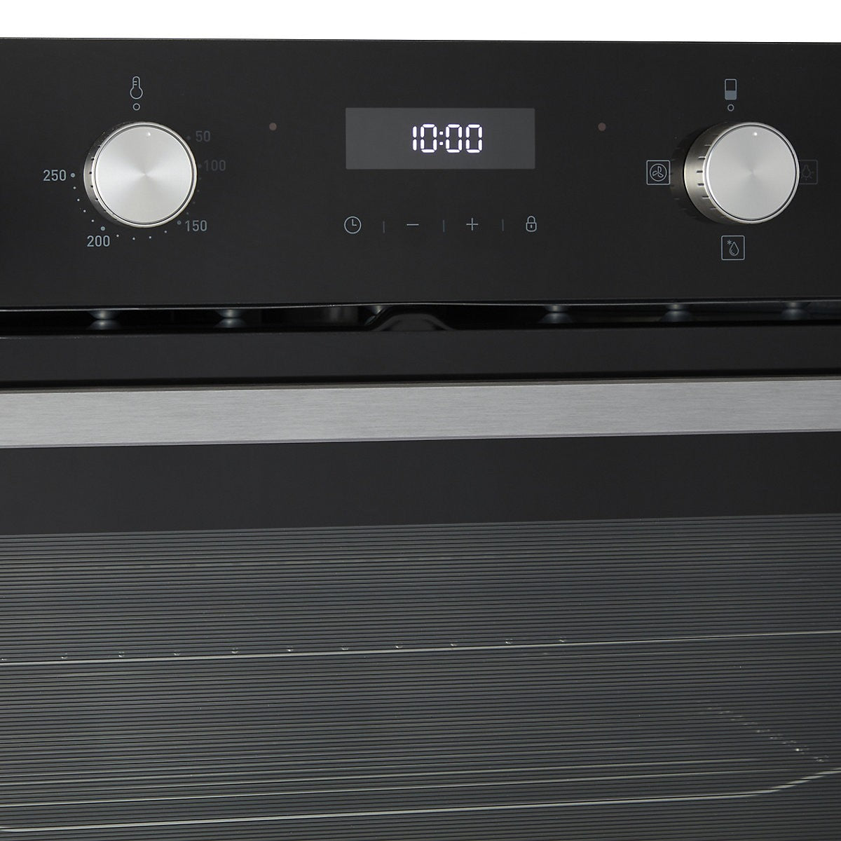 Cooke & Lewis CLBUDO89 Built-in Double Oven - Mirrored Black