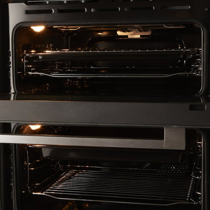 Cooke & Lewis CLBUDO89 Built-in Double Oven - Mirrored Black