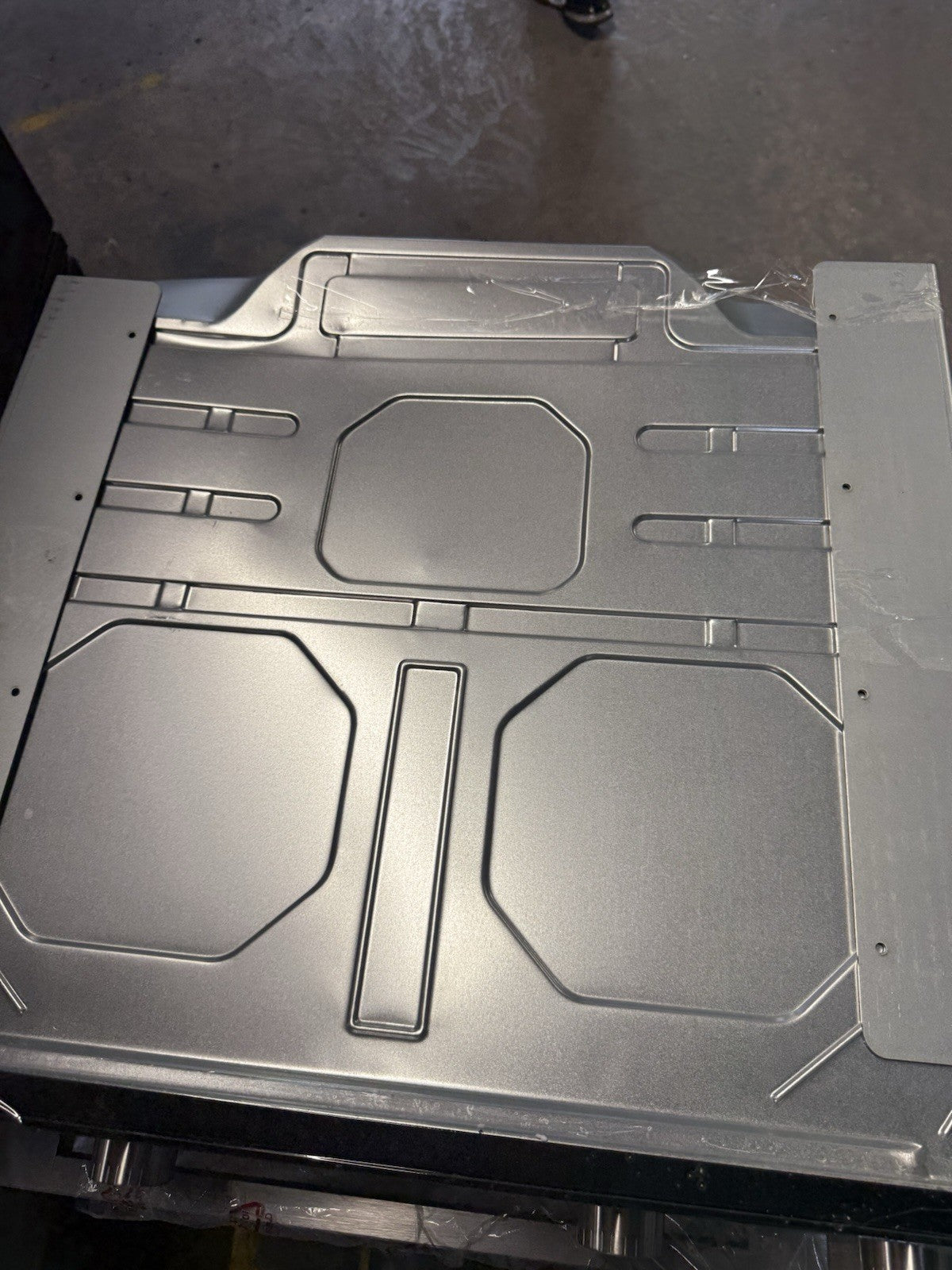 Cooke & Lewis CLBUDO89 Built-in Double Oven - Mirrored Black