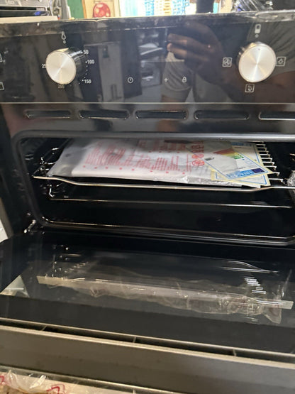 Cooke & Lewis CLBUDO89 Built-in Double Oven - Mirrored Black