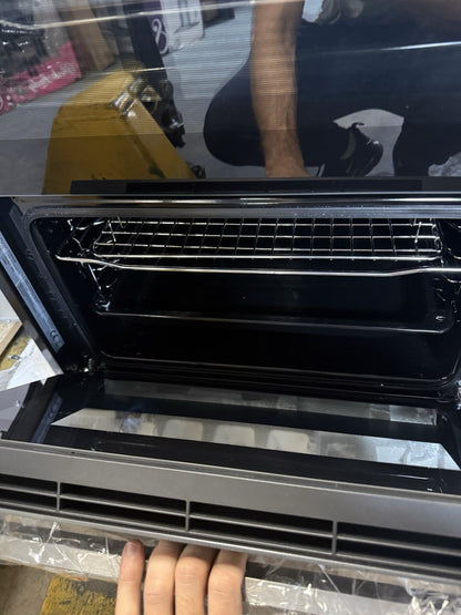 Cooke & Lewis CLBUDO89 Built-in Double Oven - Mirrored Black