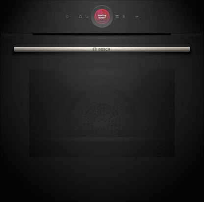 Bosch Series 8 HBG7741B1B Built-In Electric Self Cleaning Single Oven, Black