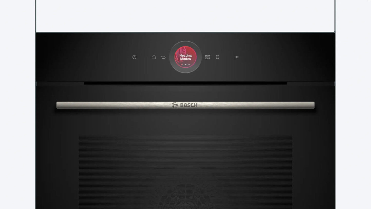 Bosch Series 8 HBG7741B1B Built-In Electric Self Cleaning Single Oven, Black