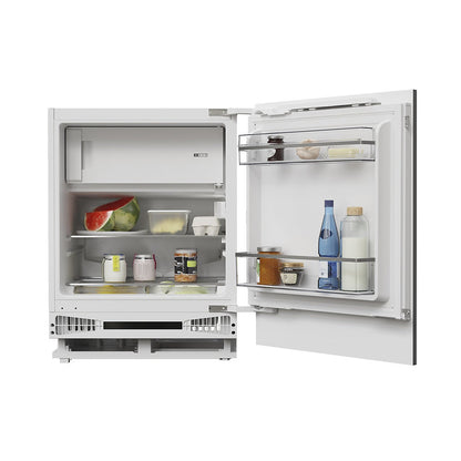 GoodHome GHBUFFUKa Classic Integrated Fridge Freezer - Gloss White