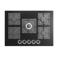 GoodHome Linksense GH78GASLK 70cm Gas Hob - Black