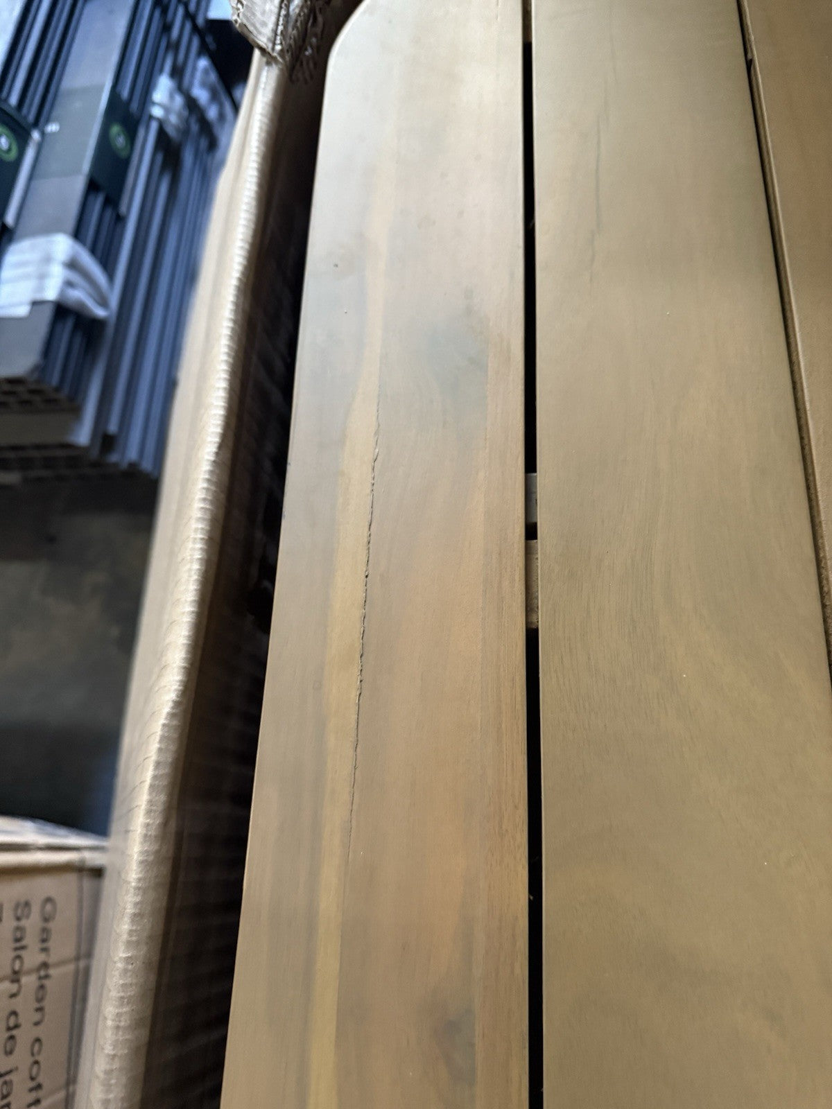 GoodHome Elos Beige 6 Seater Modular Corner Garden Furniture Set