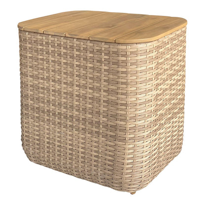 GoodHome Elos Beige Rattan Effect 9 Seater Modular Corner Dining Set RRP £1250