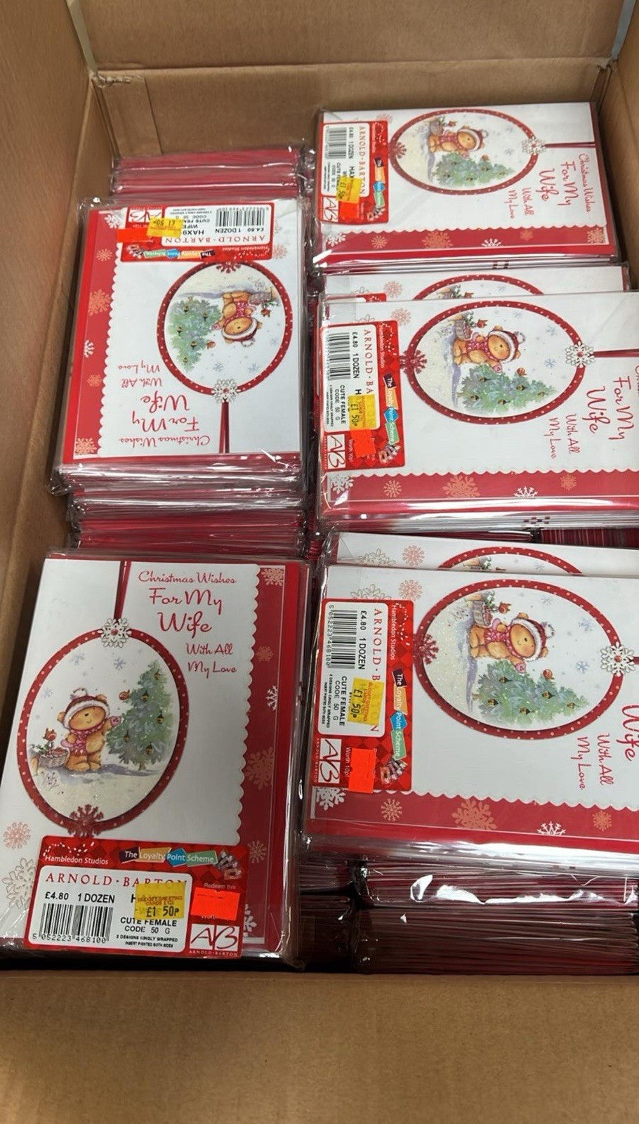 Greeting Cards Job Lot 15,000+ Christmas Birthday Other Occasions Bulk Wholesale