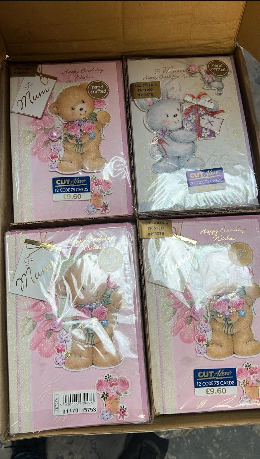 Greeting Cards Job Lot 1000 Christmas Birthday Other Occasions Bulk Wholesale