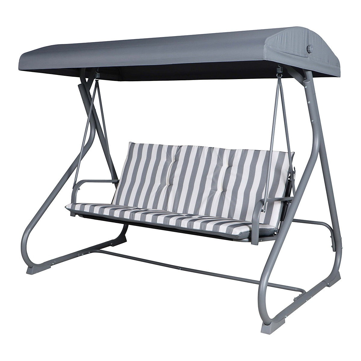 Colorado Grey Metal Swing Chair