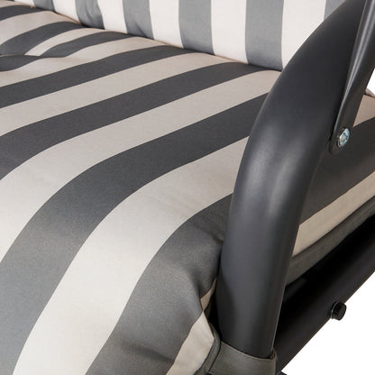 Colorado Grey Metal Swing Chair