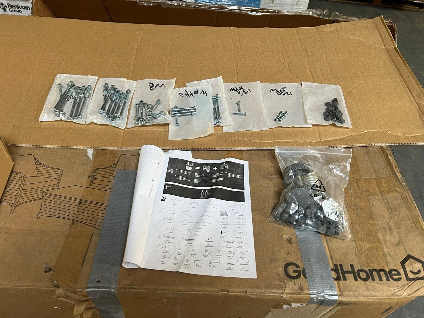 Colorado Grey Metal Swing Chair