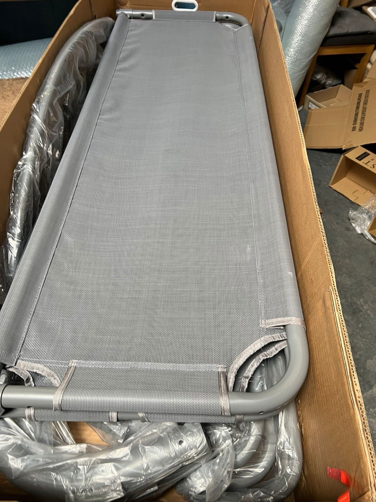 Colorado Grey Metal Swing Chair