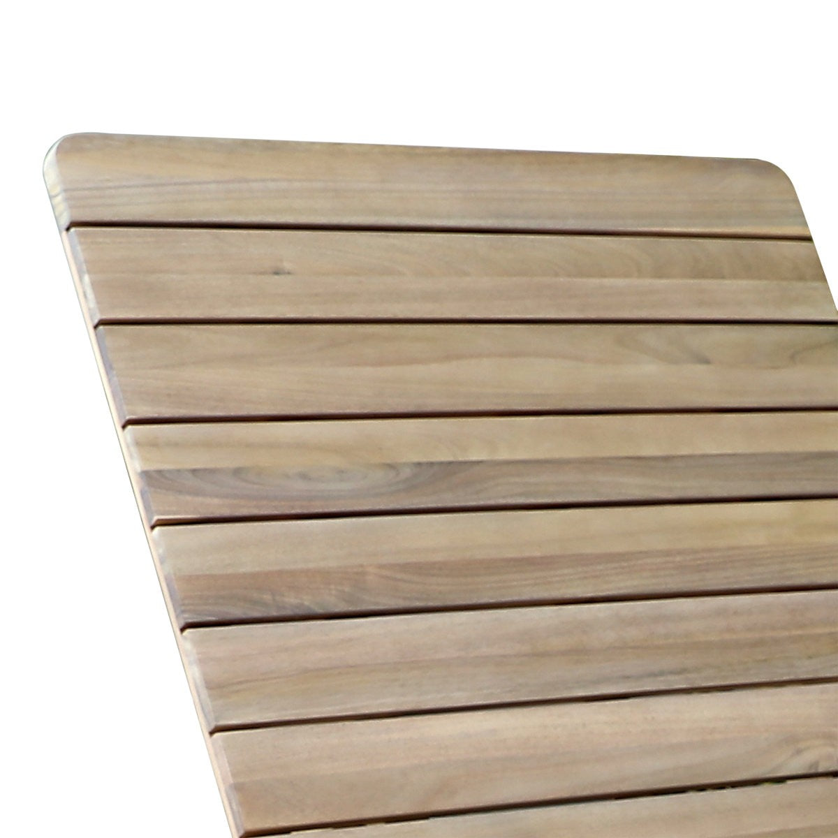 GoodHome Riveo Natural Wooden Sun Lounger, Pack of 2