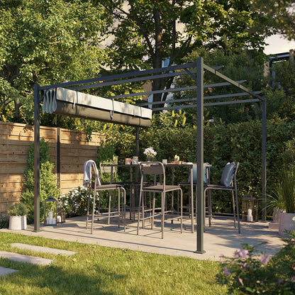Klikstrom Alizé Square Pergola, (W)3m x (D)2.9m x (H)2.33m RRP £375