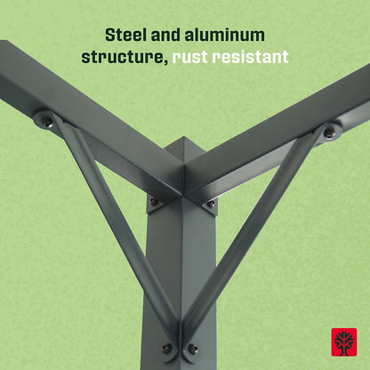 Klikstrom Alizé Square Pergola, (W)3m x (D)2.9m x (H)2.33m RRP £375