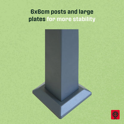 Klikstrom Alizé Square Pergola, (W)3m x (D)2.9m x (H)2.33m RRP £375