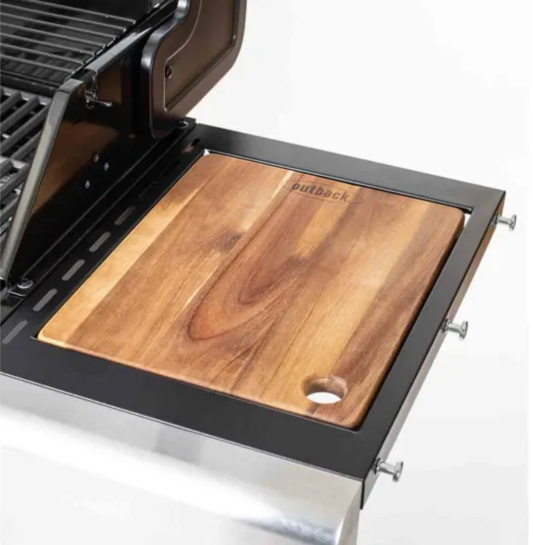 Outback Meteor Stainless Steel 6 Burner Hybrid Gas & Charcoal BBQ RRP £599.99