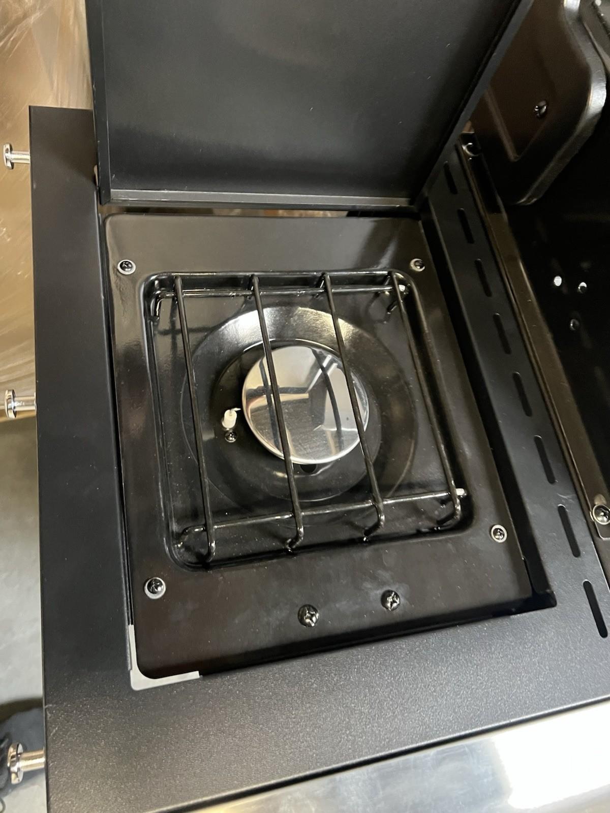 Outback Meteor Stainless Steel 6 Burner Hybrid Gas & Charcoal BBQ RRP £599.99