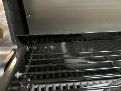 Outback Meteor Stainless Steel 6 Burner Hybrid Gas & Charcoal BBQ RRP £599.99