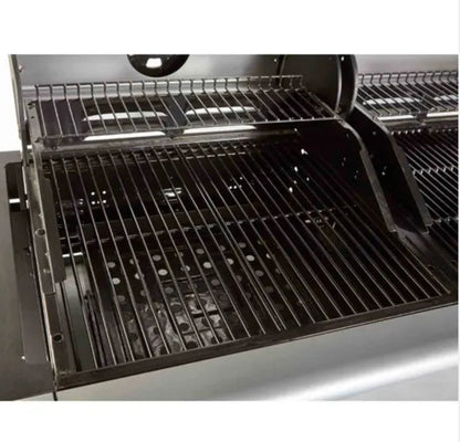 Outback Meteor Stainless Steel 6 Burner Hybrid Gas & Charcoal BBQ RRP £599.99