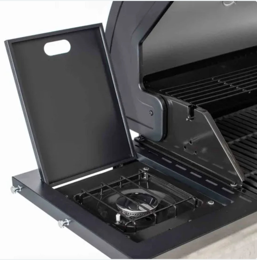 Outback Meteor Stainless Steel 6 Burner Hybrid Gas & Charcoal BBQ RRP £599.99