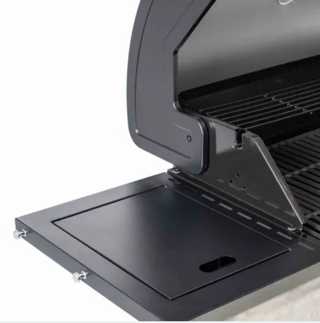 Outback Meteor Stainless Steel 6 Burner Hybrid Gas & Charcoal BBQ RRP £599.99