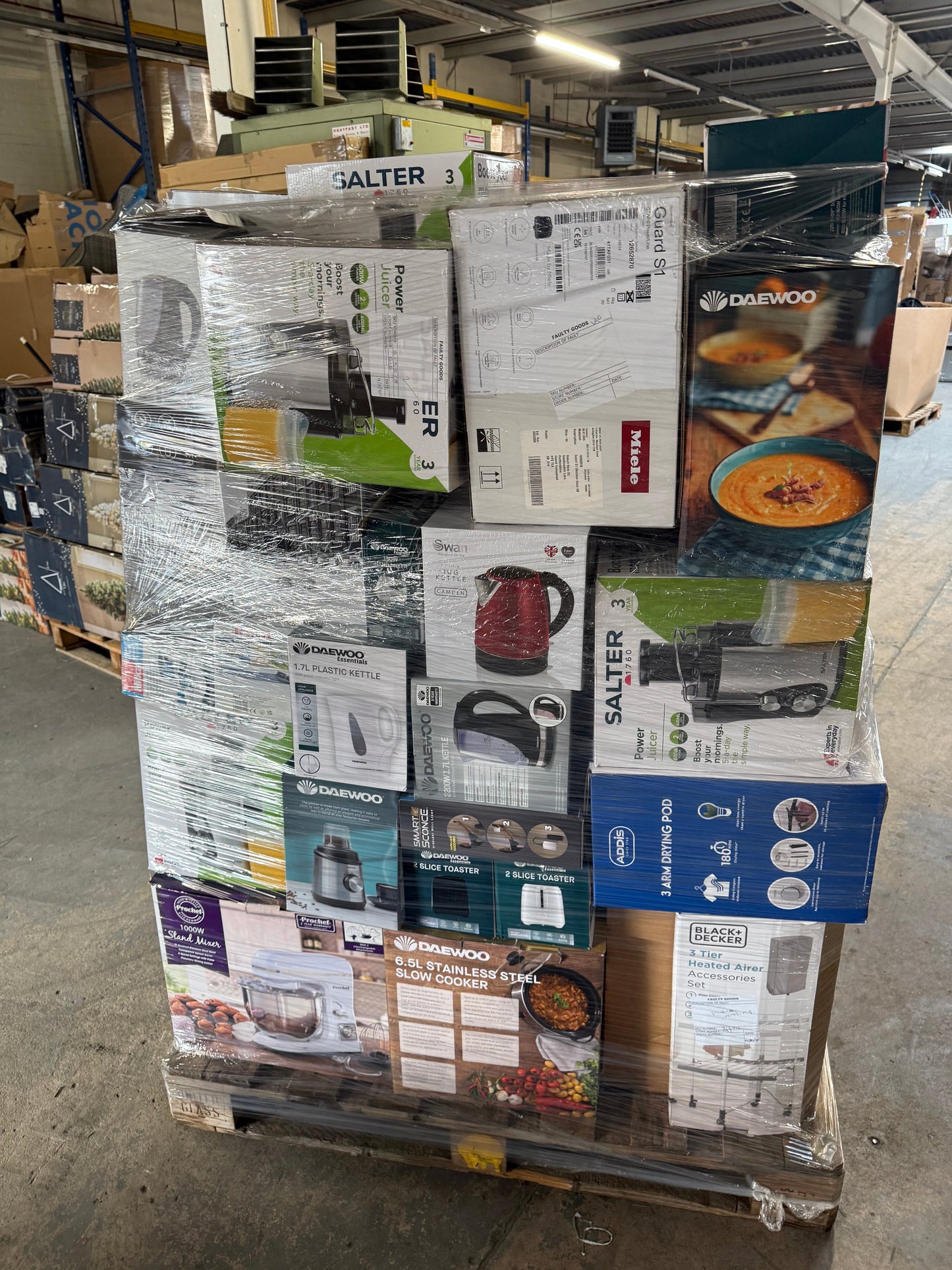 Mixed Electrical Return Pallet Joblot Wholesale Stock Untested Returns