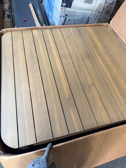 GoodHome Elos Beige Rattan Effect 9 Seater Modular Corner Dining Set RRP £1250