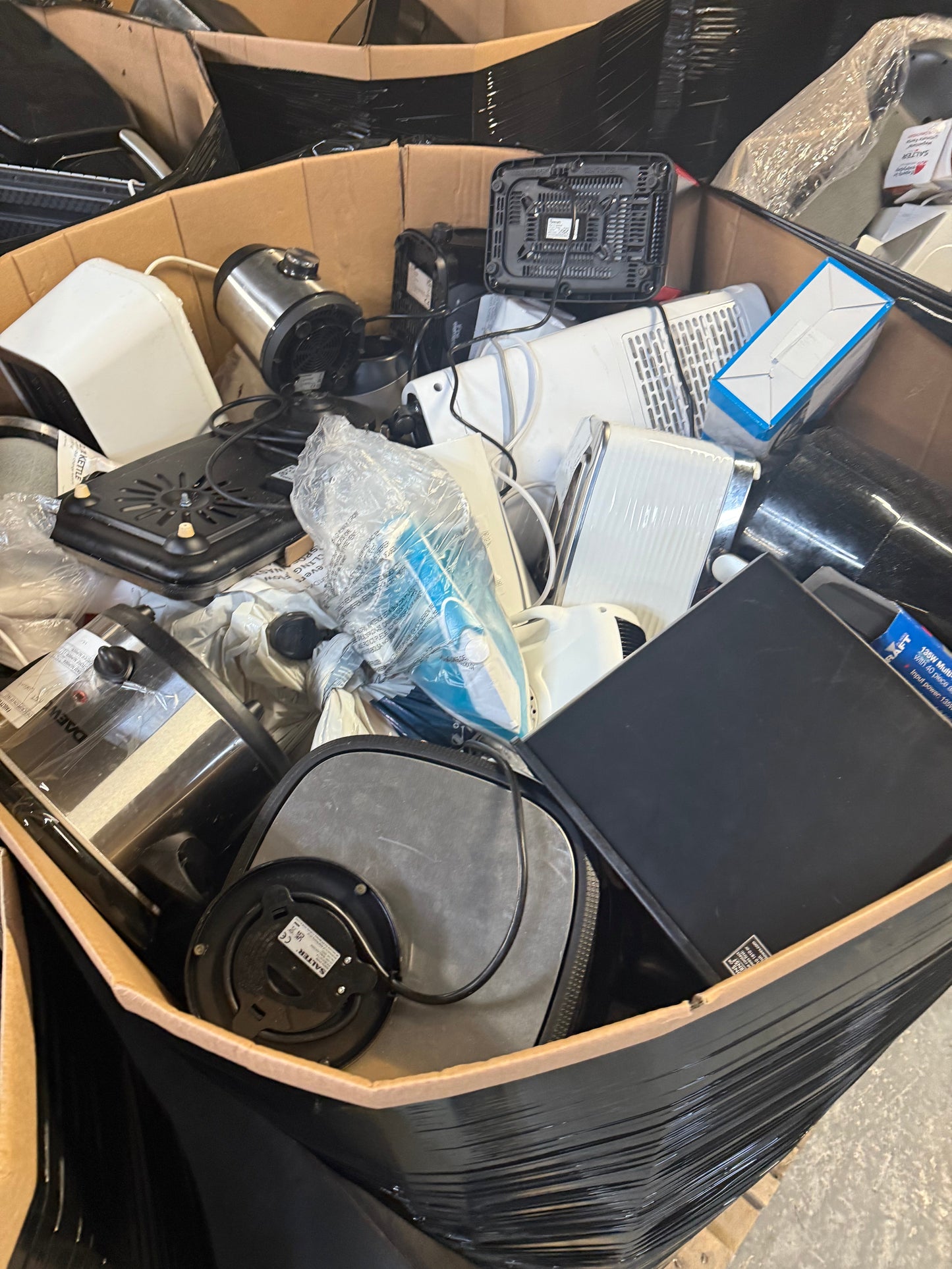 Mixed Loose Electrical Return Pallet Joblot Wholesale Stock Untested Returns