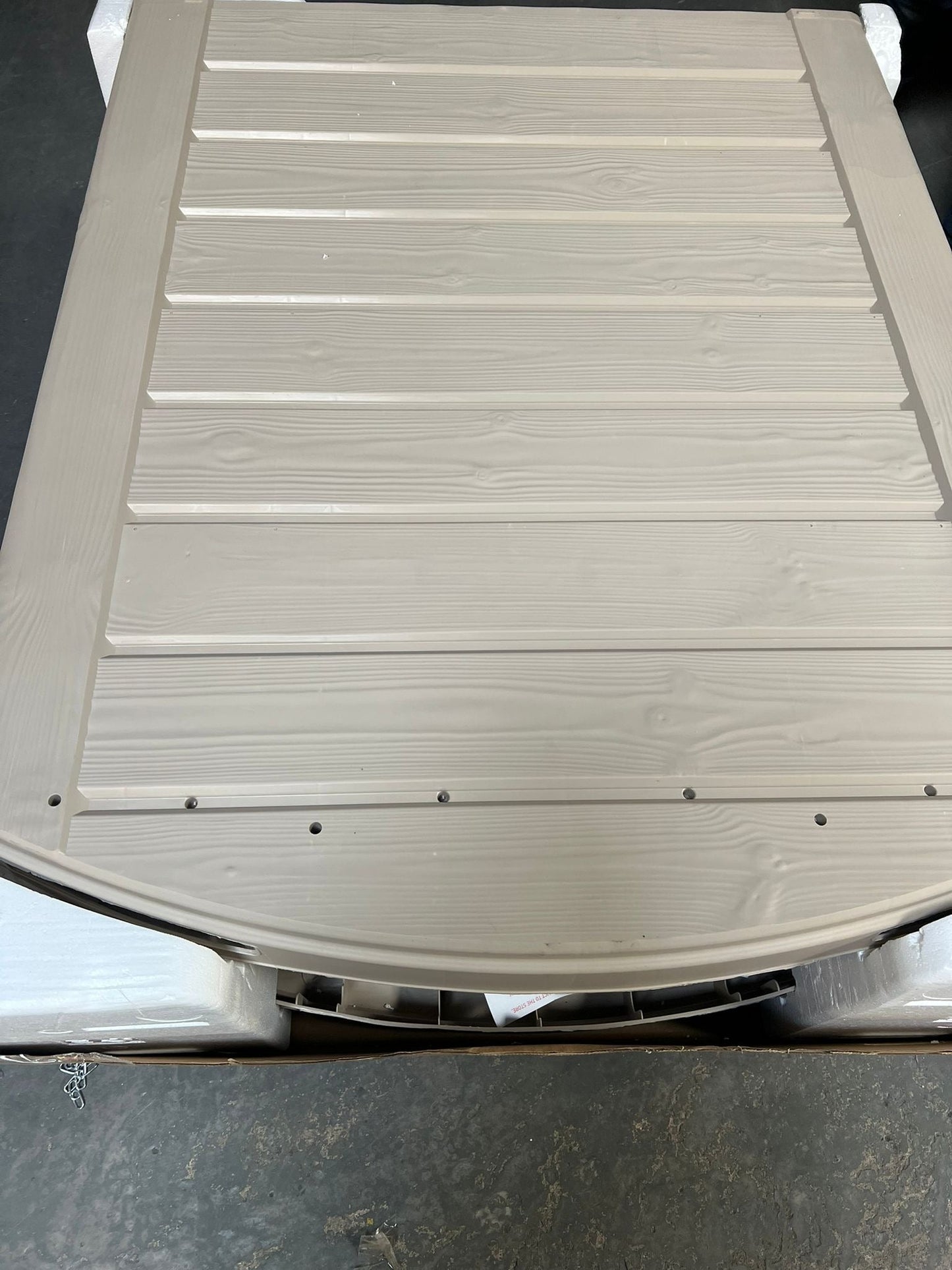 Keter Store it out ultra Wood effect Plastic Barrel Bike store